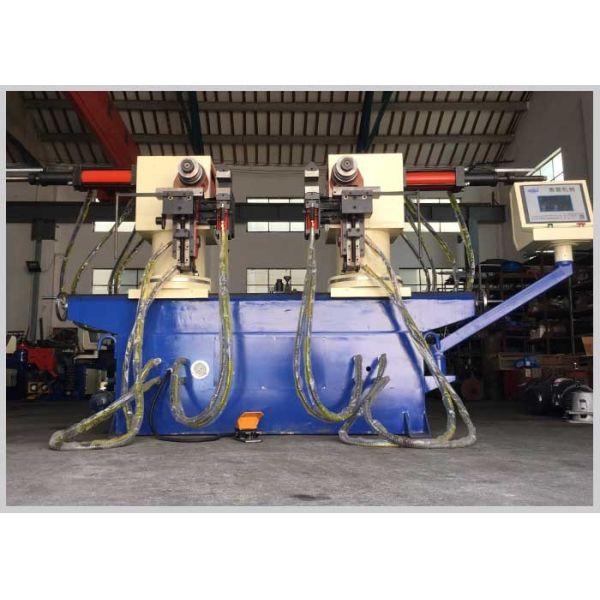 Buy Microcomputer Control Double Head Pipe Bending Machine Two Dimensional Angle at wholesale prices