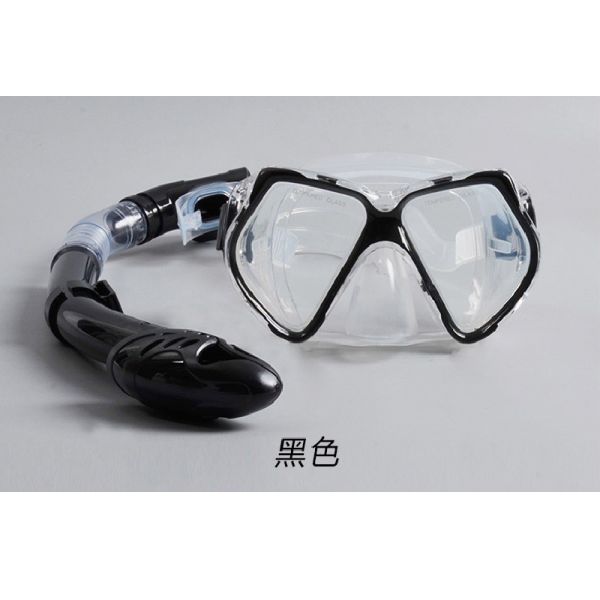 Diving equipment high quality silicone diving mask set of underwater ventilation pipe Diving mask snorkel set