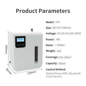 WIFI Aromatherapy Diffuser 300ML Electric Aromatic Fragrance Diffuser For Home