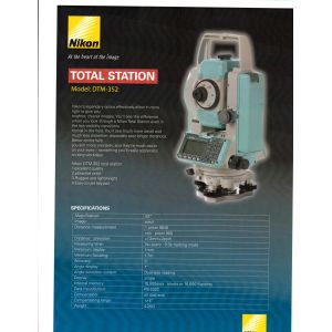 Nikon DTM352 DTM332 Series Total Station With Accuracy 2 Second from Japan