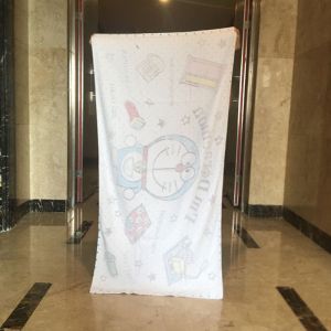 60x120cm Edge To Edge Printing 100% Cotton Childrens Beach Towels