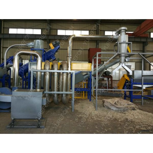 304 Stainless Steel 150 KW Polythene Bags Recycling Machines 300 Kg / H Full Automatic