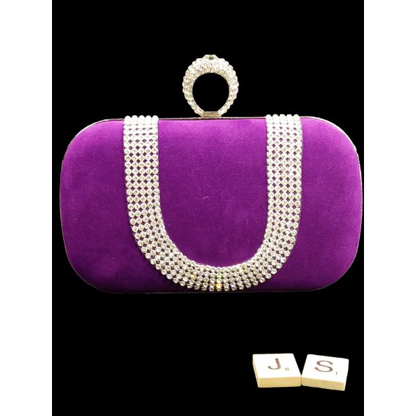 New handmade diamond evening bag banquet upscale bridal clutch bag Europe