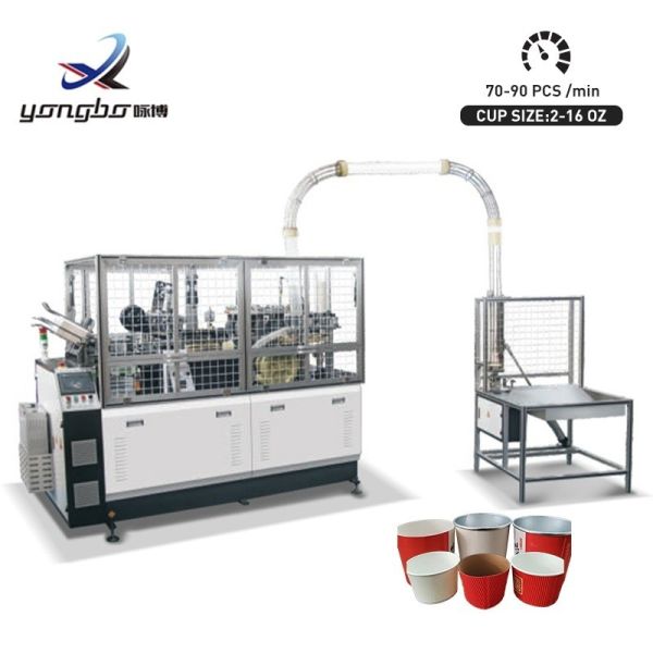 High Speed Fully Automatic Custom Logo Disposable Paper Cup Forming Machine for