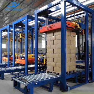 Flexible Automatic Palletizing Systems Gantry Palletizer Customizable Layer