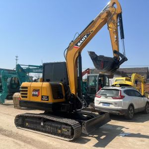 6 Ton Sany 60CPro Used Crawler Excavators Small Construction Equipment With 0