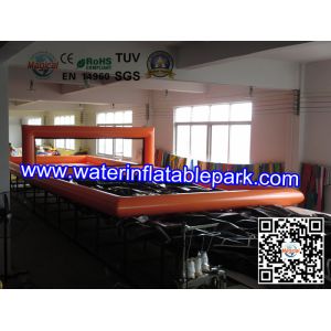 Waterproof Indoor Inflatable Bouncy Volleyball Court Rental / Inflatable Pool