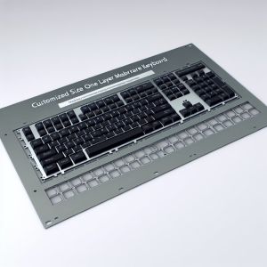 Custom Single Membrane Switch with Metal Dome Buttons