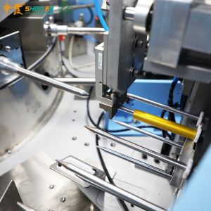 Electronic Cigarette Rod Automatic Servo Screen Printing Machine For Metal And