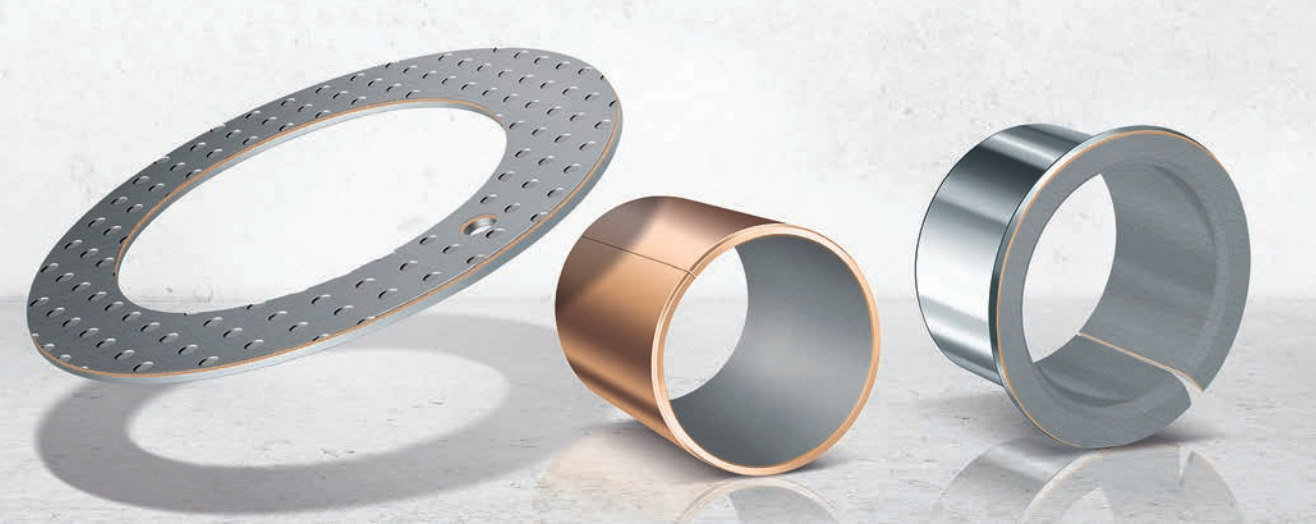 Guide PAF PAP Self Lubricating Plain Bearing Steel Copper Sleeve Bushes  Coated Bushing 