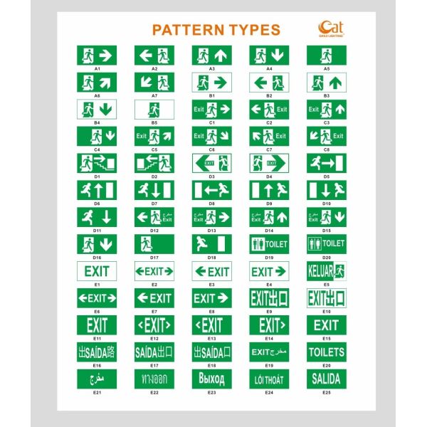 Emergency Led Lamps Manufacturer Supply Emergency Lighting Plastic Rechargeable Recessed IP65 Waterproof White Li-ion 60