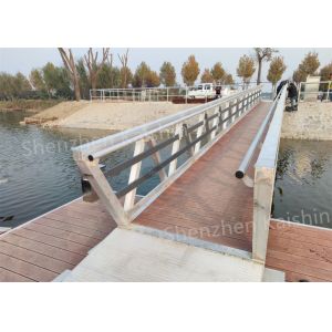 Marine Aluminum Gangways Floating Docks Ramp Accese To Floating Platform