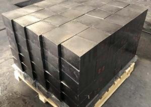 China Black Color Magnesia Carbon Brick Fused Mg / Nature Graphite Material Corrosion Resistant on sale
