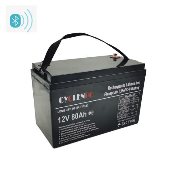 Buy High Capacity Bluetooth Lithium Battery 12v 80ah Lifepo4 Battery at wholesale prices