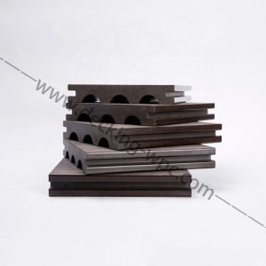 Park Decking Solution Co-extrusion WPC Plastic Wood Floor with and 1.3%-1.4%