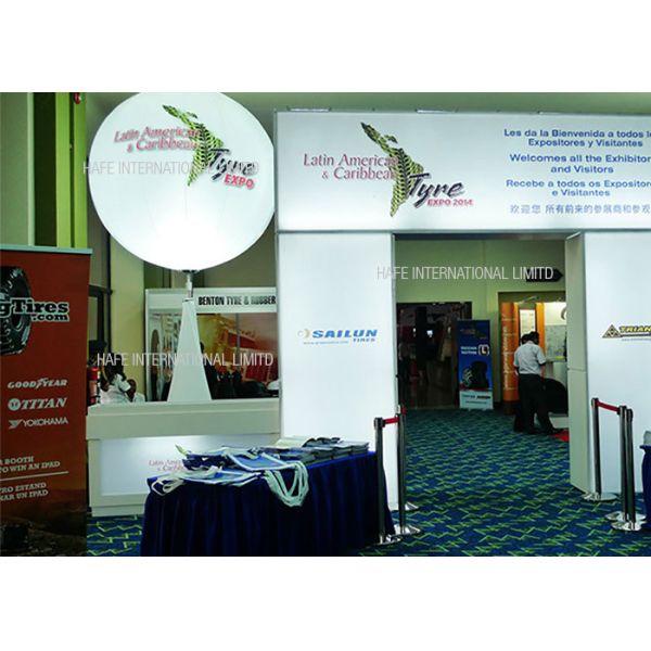 DC400W Battery Inflatable Led Light , Balloon Inflatable Camping Barbecue Party