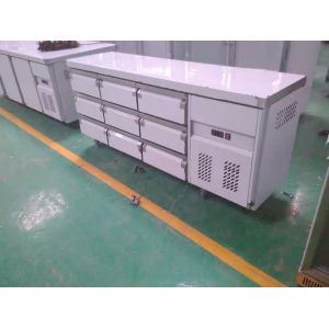 Durable Multipurpose Under Worktop Fridge , 220W Commercial Fridge Undercounter