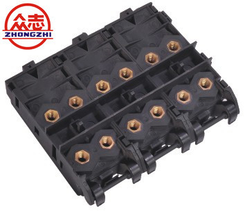 Buy Two Ways Automotive Blade Fuse Block Customized Type With Straight Terminal at wholesale prices