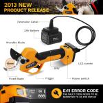 Swansoft Pru45 Cordless Electric Pruner with Progressive Cut and 45mm Cutting
