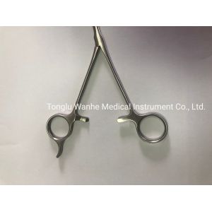 ODM Acceptable Thoracoscopy Instruments Straight Needle Holder Endoscopic