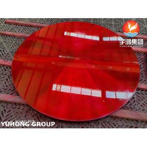 ASME SA516 Grade 70N Carbon Steel Disc Forged Circle Plate For Pressure Vessel