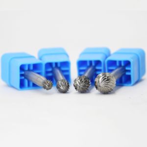 Polished Carbide Ball Burr Bits Wear Resistance For Shipbuilding