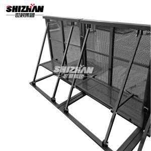 Concert Metal Crowd Control Barrier Anti Slip 1x1.2x1.2m