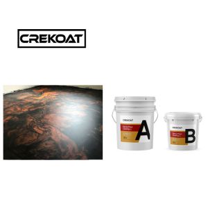 Cleanable High Build Epoxy Paint Super Gloss Water Based Resins Coatings TDS