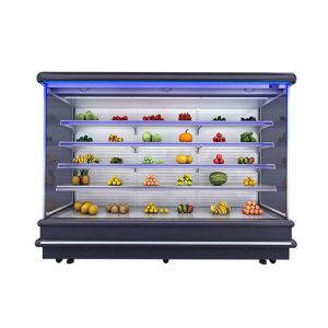 Grocery Multideck Open Chiller Drink Vegetable Fruits Display Fridge