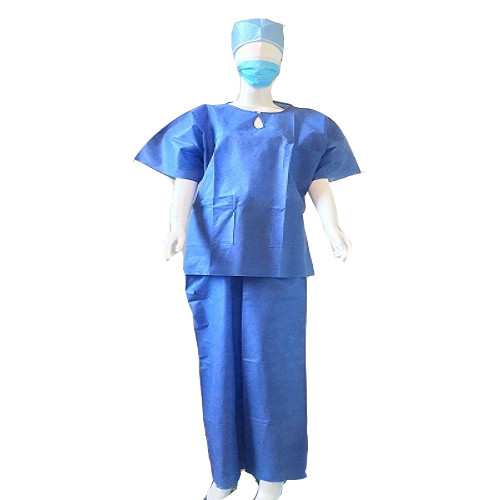 Buy 50g/M2 Disposable Scrub Shirt at wholesale prices