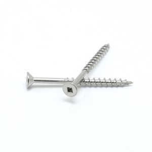 China Flat Head Square Drive Robertson Deck Screws on sale