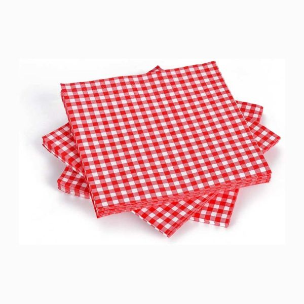 Buy Compostable Red Paper Napkin Tissue For Fall Holiday Thanksgiving at wholesale prices
