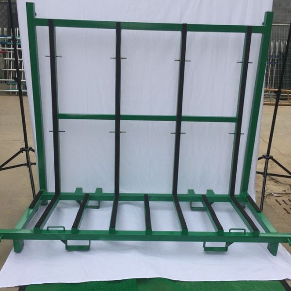 Spray Paint Finish Defensive Barrier A Frame Rack Glass Storage Racks