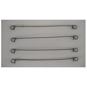 6 Soft Black Annealed Double Loop Wire Ties