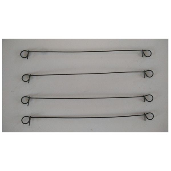 Buy 5" Soft Black Annealed Double Loop Wire Ties at wholesale prices