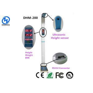 Human Body Digital Height And Weight Scale AC110V - 220V 50HZ / 60HZ