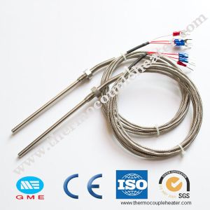 Electric 3- Wire Thermocouple RTD Pt100 For 300c 600C In High Temperature