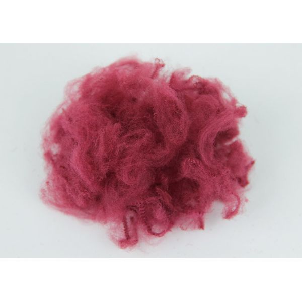 Colorful Dope Dyed PSF Polyester Staple Fiber Anti - Distortion For Geotextile