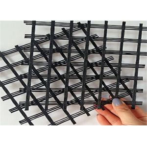 Bitumen Road Repair Biaxial Yarn Glass Fiber Geogrid Length 100m