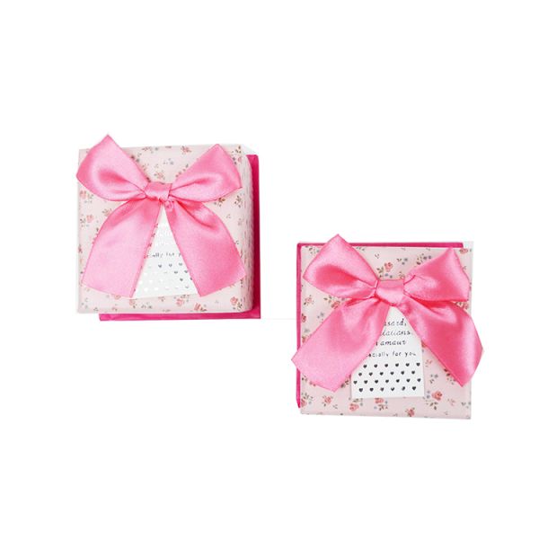 CMYK Pantone Colour Printing Retail Stand Box for Small Pink Craft Gift Jewelry Packaging