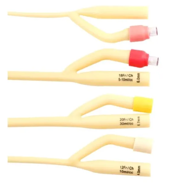 Medical Disposable Sterile Urine PVC Nelaton 100% Silicone Coated Latex Foley Catheter with Balloon