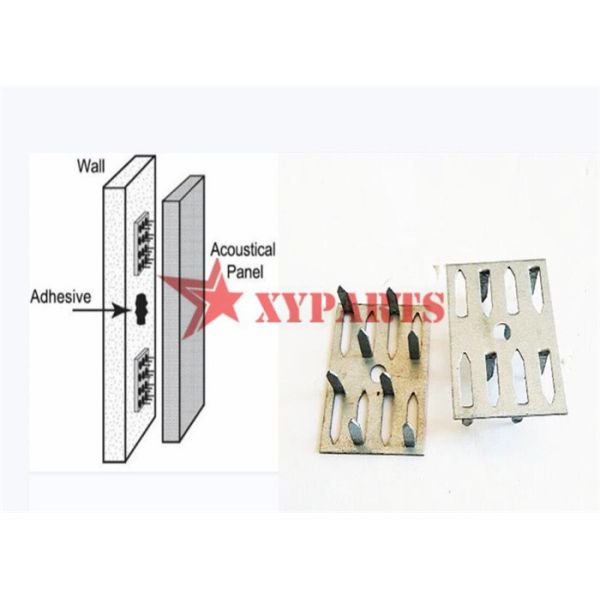 Buy 50mm X38mm X 20mm Height Acoustic Impaling Clip Galvanized Steel at wholesale prices