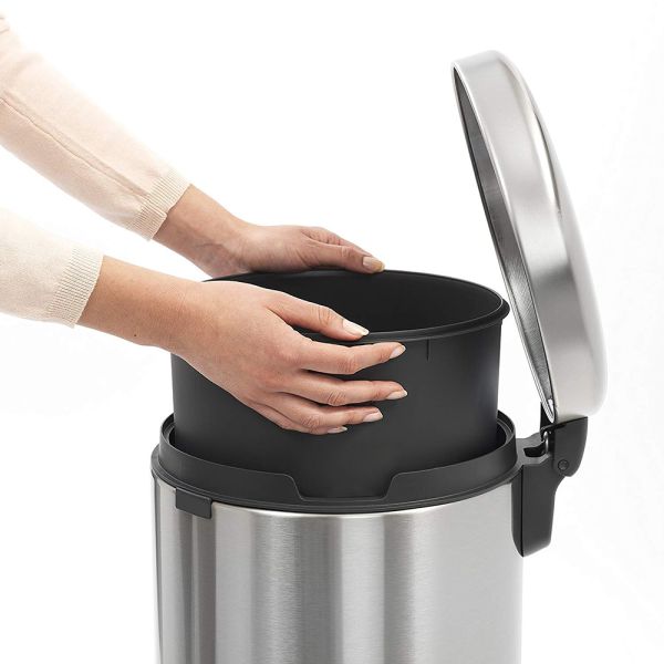 Recycling Kitchen Indoor Trash Can Waste Foot Pedal Trash Can Open Top