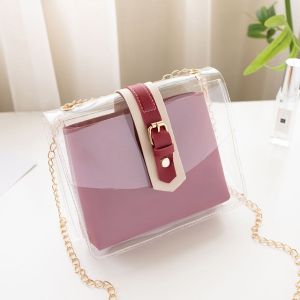 Summer Transparent Clear PVC Jelly Shoulder Bag