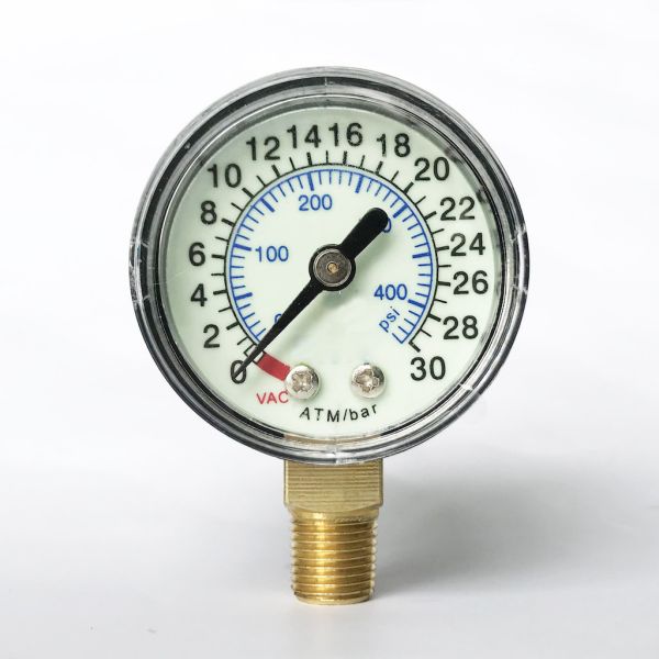 Buy Plastic Case Medical Pressure Gauge 30 ATM Luminous Dial Plate Radial Pressure Gauge at wholesale prices