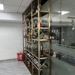 AISI 201 304 316 Stainless Steel Screen Partition Titanium Gold For Interior