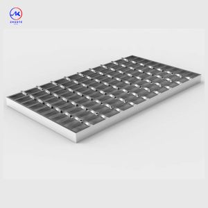 Steel Floor Decking Industrial Steel Grating with Stainless Steel Texture and