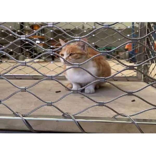 Buy Polishing 1.2mm SUS304 Stainless Steel Wire Rope Mesh for Zoo Enclosure and Fence at wholesale prices