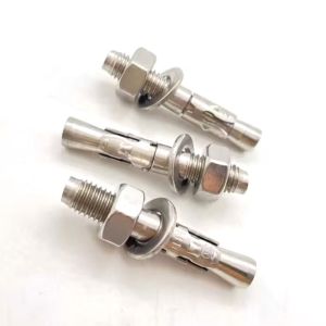 Electro-polishing 3/8" Stainless Steel Wedge Anchor Bolts for Concrete Expansion