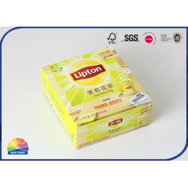 Buy Offset Printed Tea Bag Folding Carton Box Reusable Eco Friendly at wholesale prices